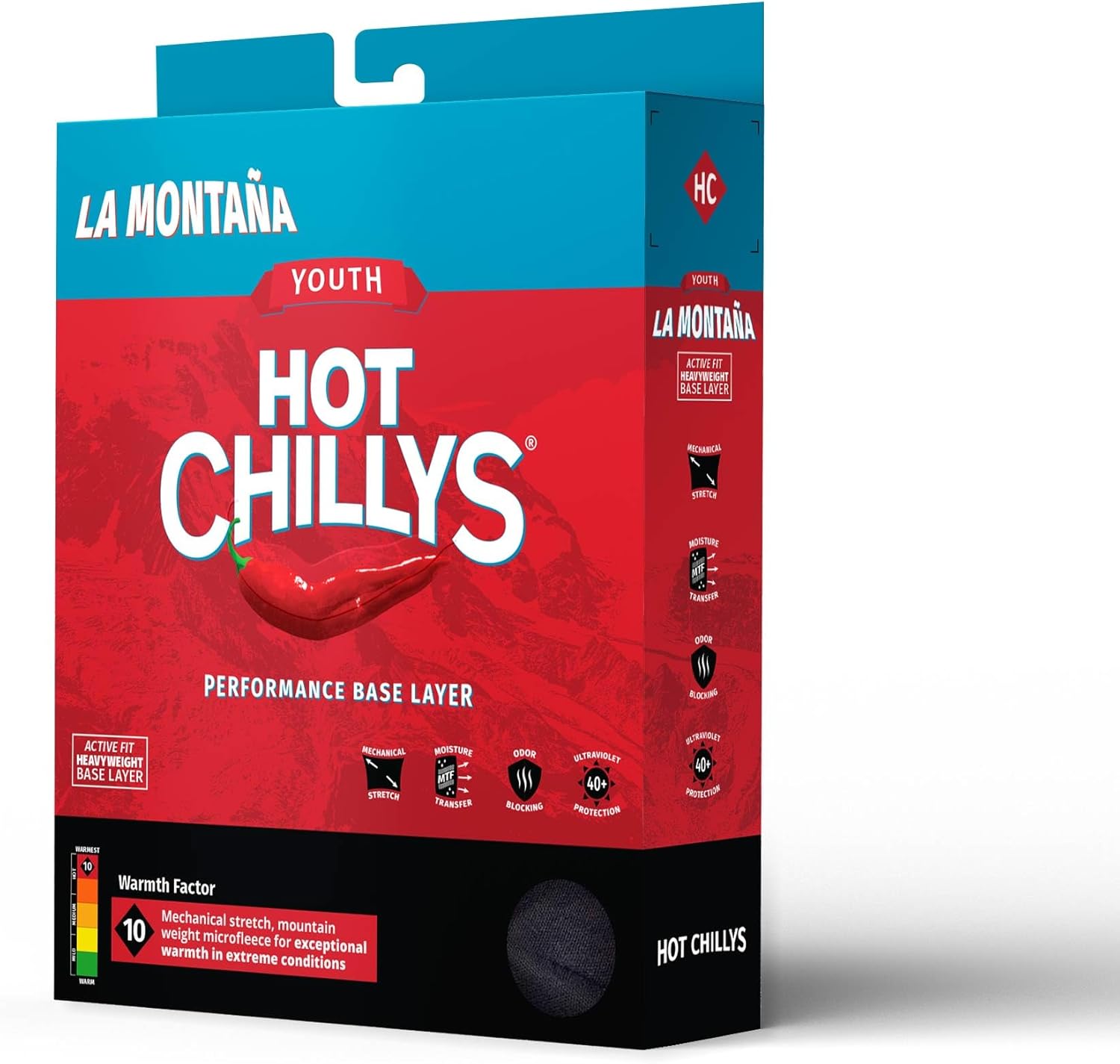 Hot Chillys Youth La Montaña Bottom Heavyweight Body Fit Base Layer - UPF 40 Thermal Warm Lightweight Underwear Pants - Image 5