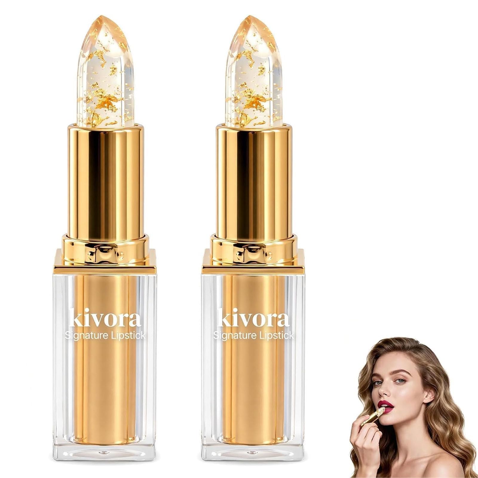 Amazon.com : Tasunte 2Pcs Kivora Lipstick for Mature Lips, 2026