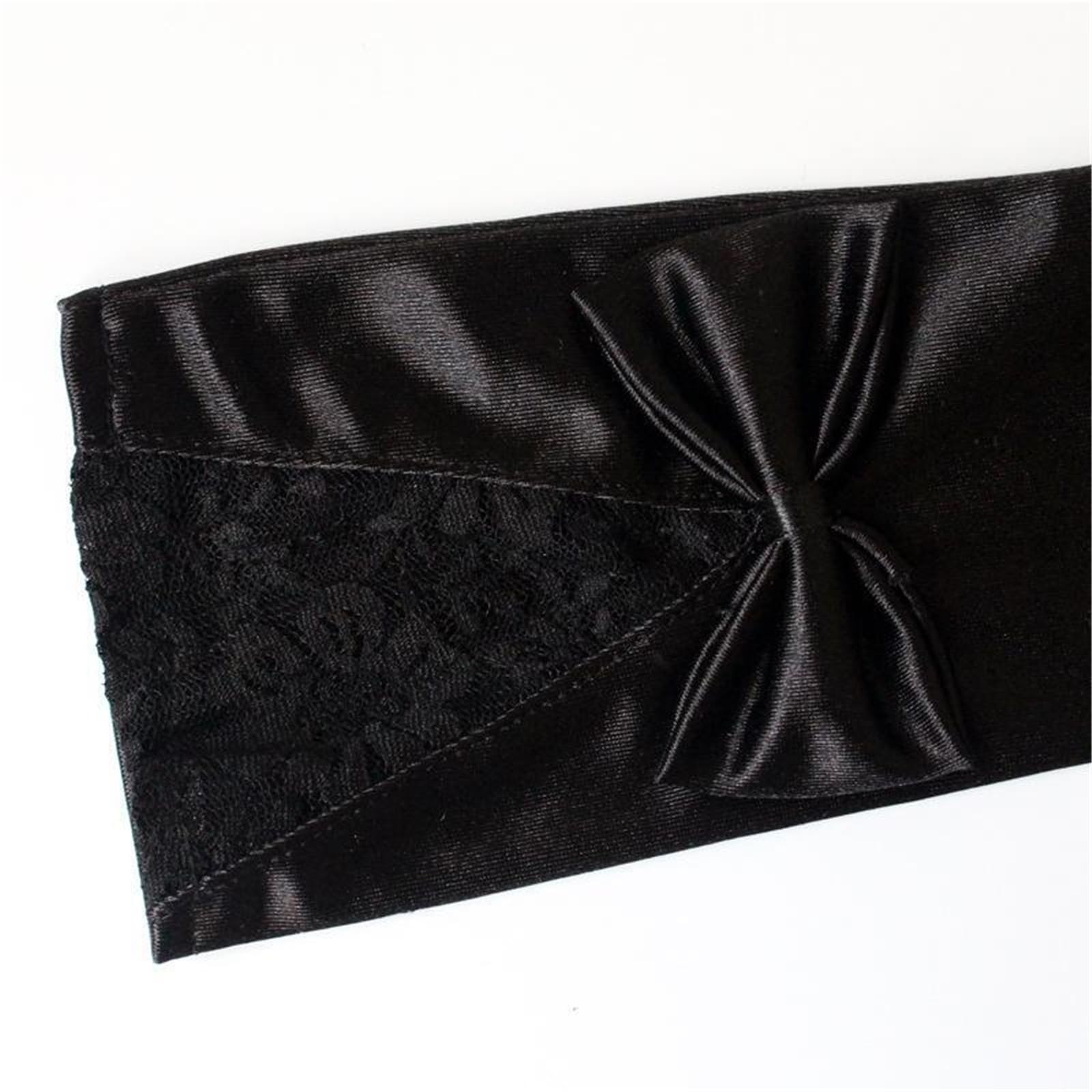 3 paia di guanti da donna con fiocco in pizzo, guanti in raso, guanti da cerimonia for spettacoli di danza, guanti in raso, guanti da sposa Per Sera Matrimonio