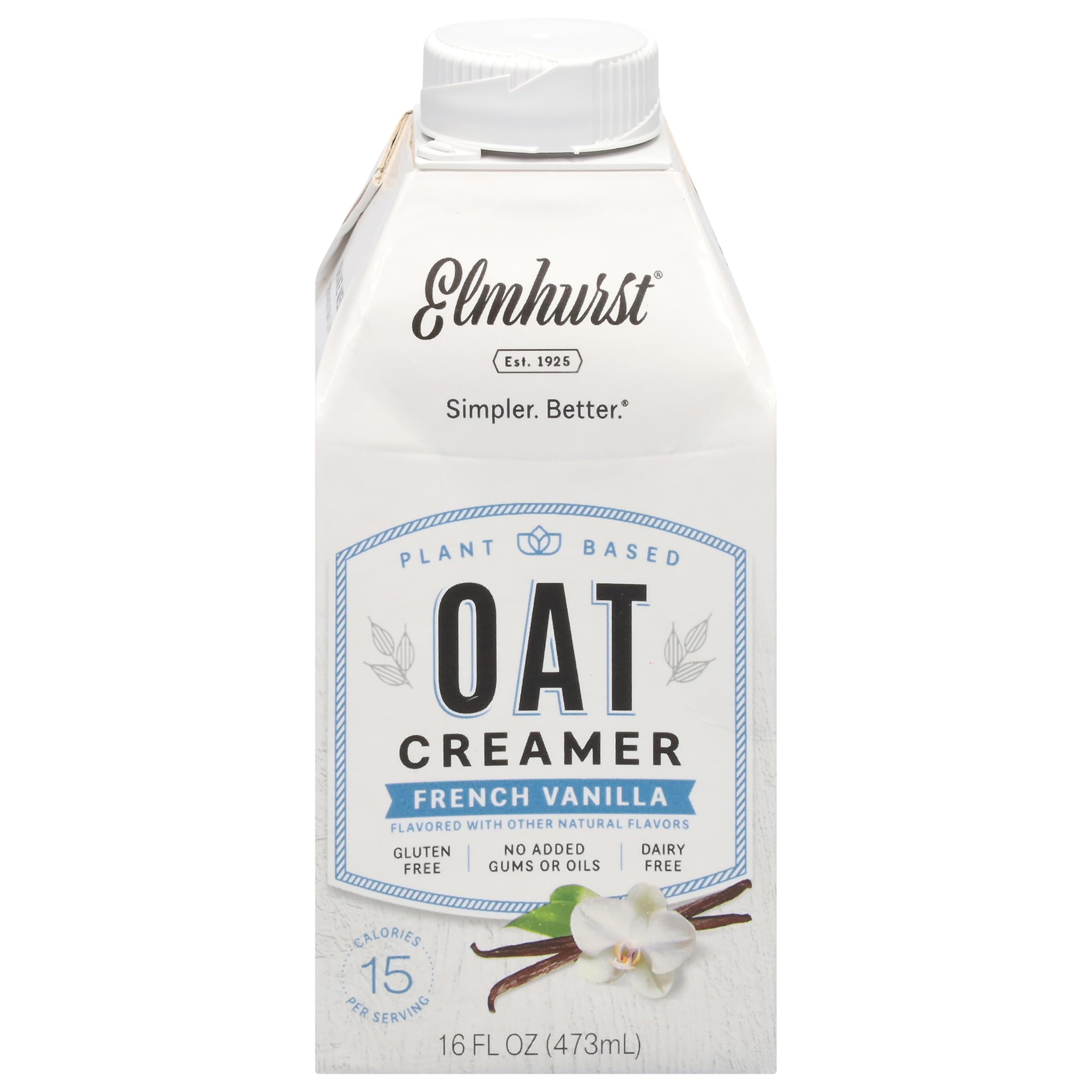 Elmhurst, Creamer Oat French Vanilla, 16 Fl Oz