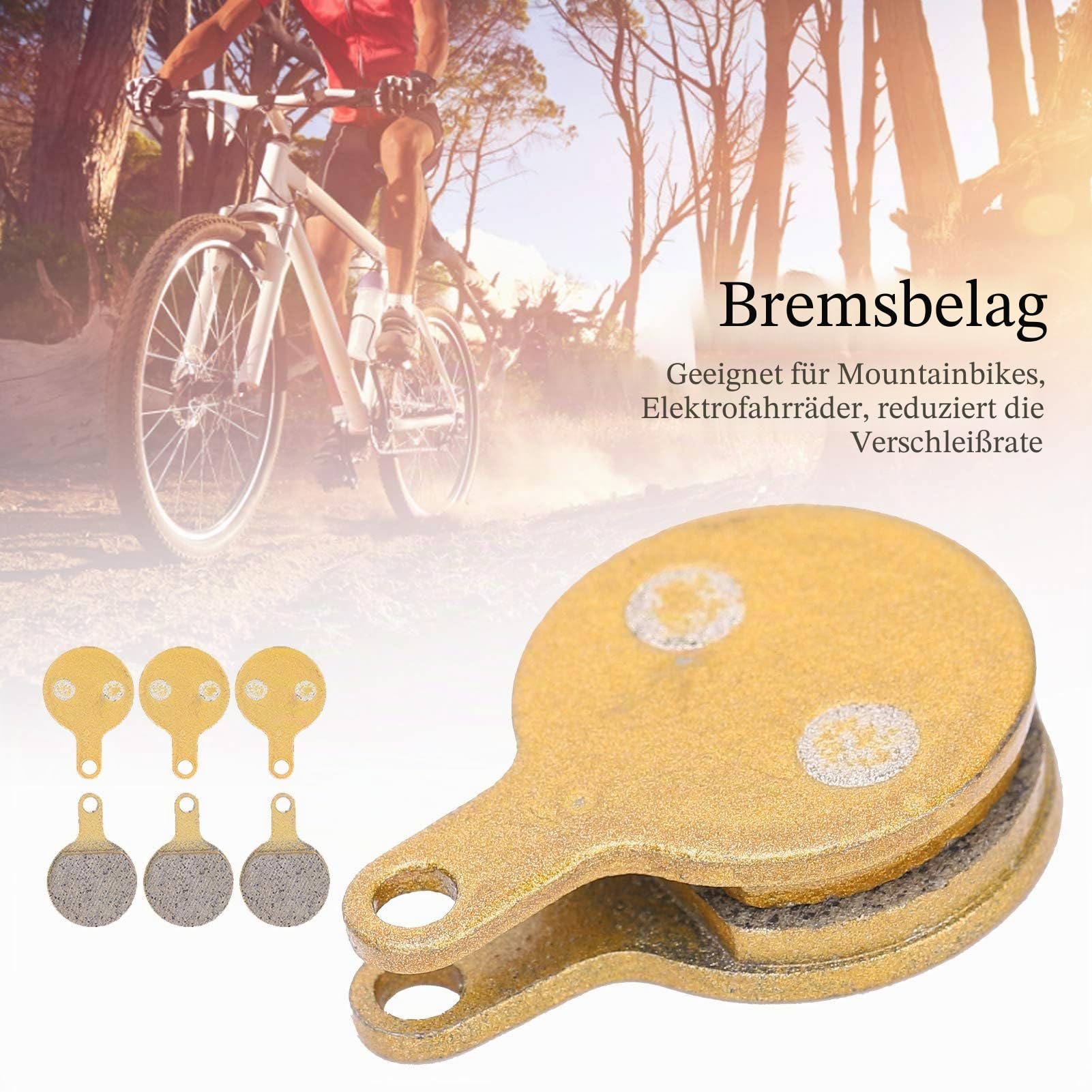 bremsbeläge für fahrrad kaufen 3 Paar 22mm Metall Rund Scheibenbremsscheiben Fahrrad Scheibenbremsen M446 Mountain Road Bike E Scooter Sport & Freizeit test Size:M-42cm 3s-move Verbindungsstange an Fahrrad