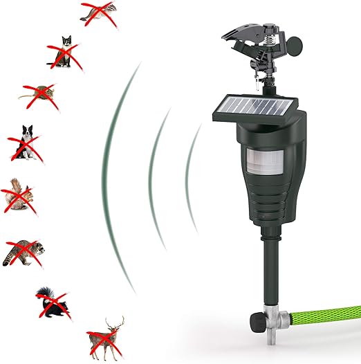 Hoont Cobra Animal Repeller Outdoor SolarPowered MotionActivated