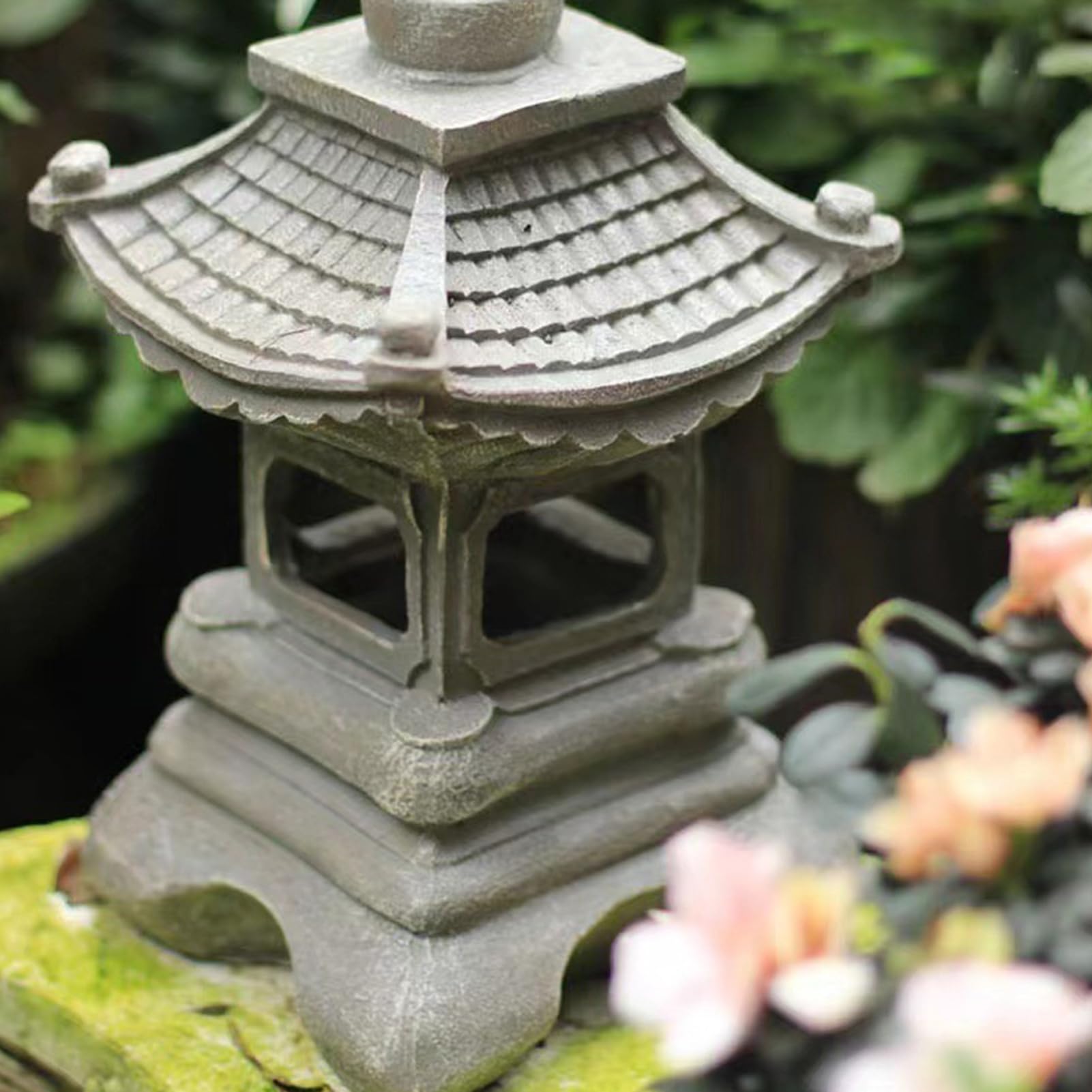 Lampade da giardino – Lampada da giardino decorativa, luce notturna ad | energia solare | Illuminazione paesaggistica per portico, patio, giardino, facciata esterna, casa, villa, atmosfera serale