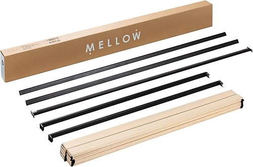 Miniatura 9 de Mellow Tablero de madera de metal, tamaño King, negro