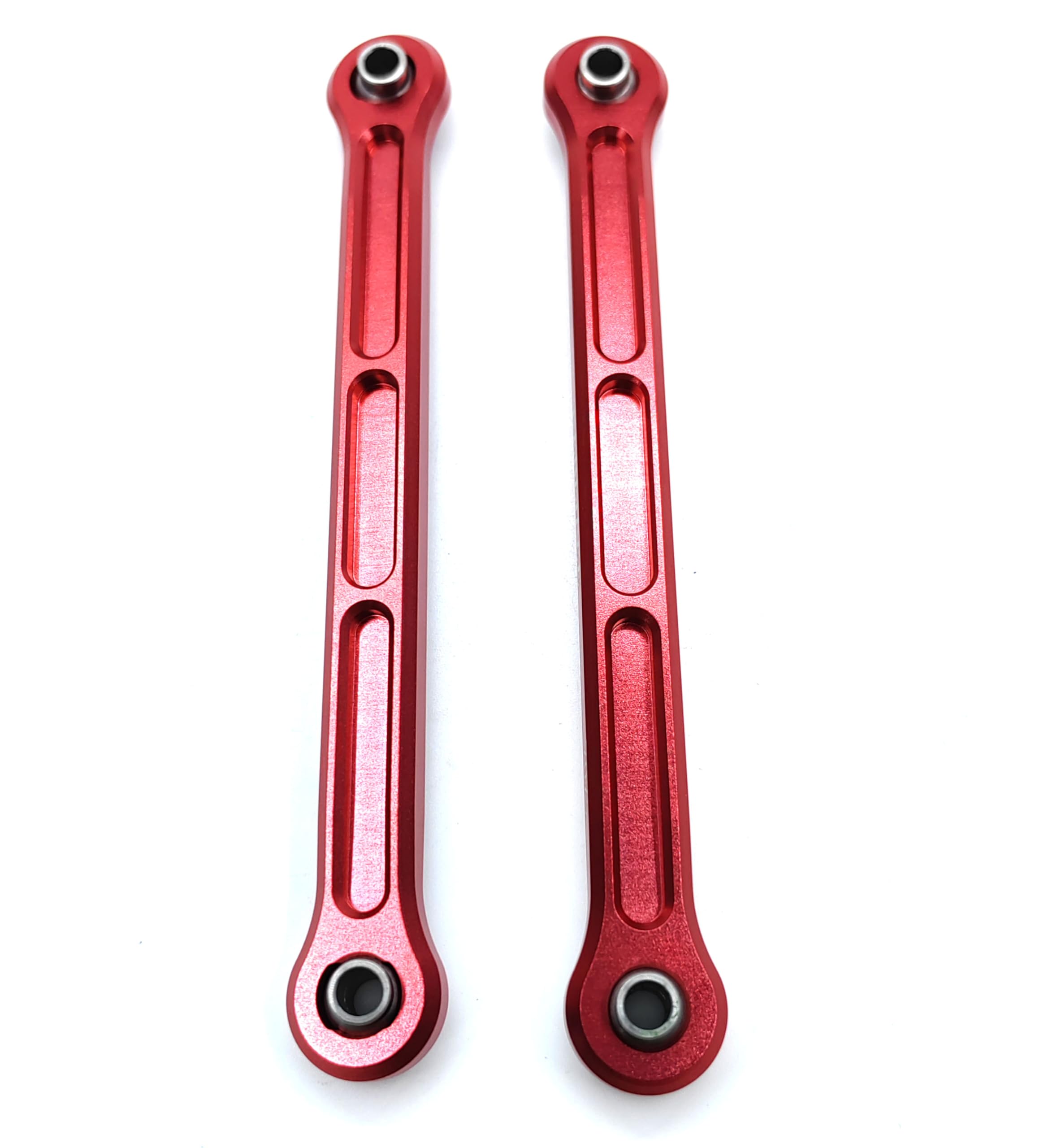KEBEILEE CNC Alu7075 Rear Turnbuckle Steering Tie Rod for LOSI DBXL-E DBXL 2.0 (red)