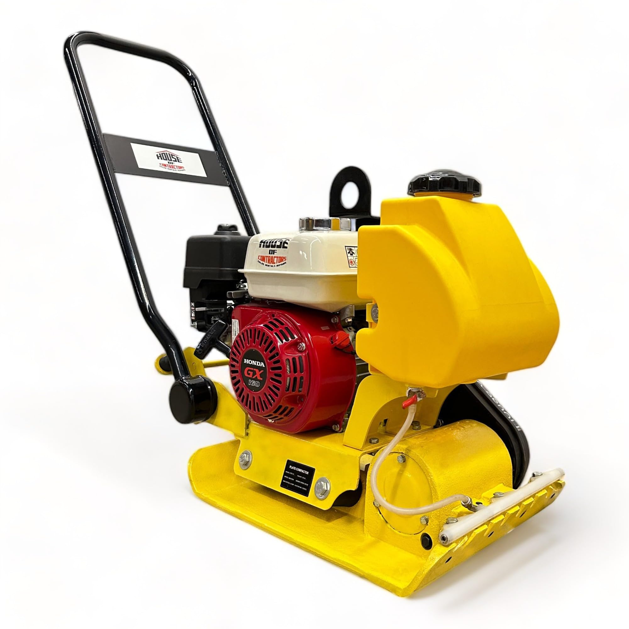 Photo 1 of ***DIFFERENT MODEL*** HOC HZR70PRO Plate Compactor Compatible with Honda GX160 5.5 HP Engine + 14 X 21 INCH Base Plate + 3147 LBF POUNDS of Compaction Force! (HZR70PRO 14 INCH Plate Compactor)