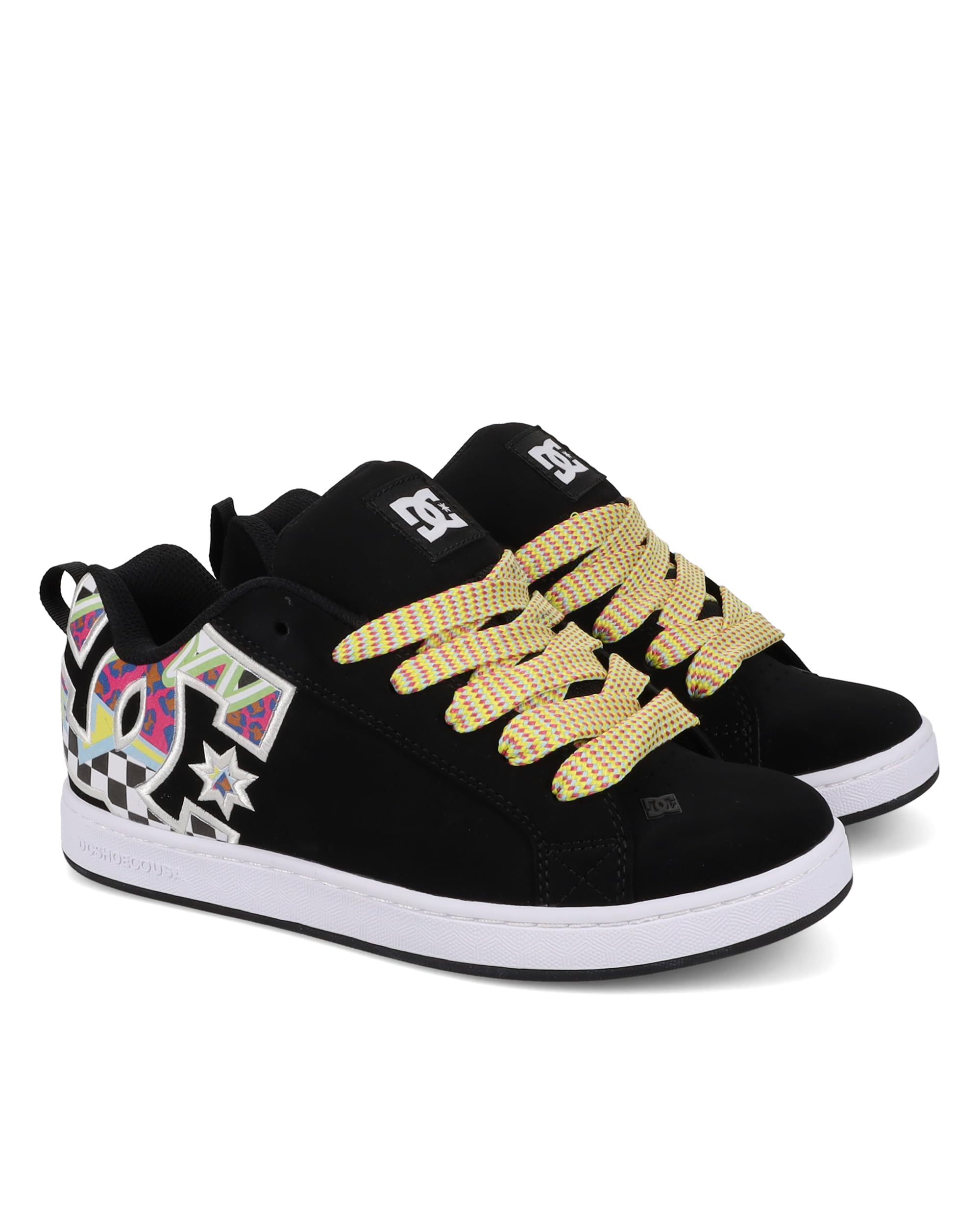 DC Women's Sneaker - 11 US - Black/Multi/White