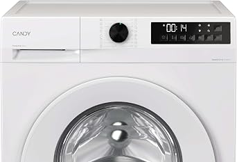 CANDY Quick Pro Washing Machine, 9kg Wash 1400 RPM, A-20 Energy Class, 16 Programmes, Mix-Power System, BuiltTo Last, White, 55x60x85 cm - GD 498-80 [Energy Class A]