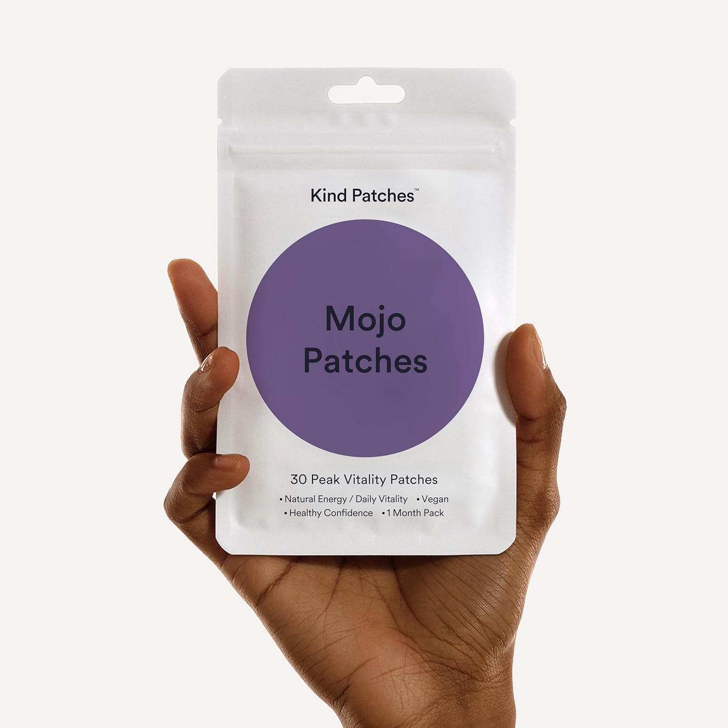 Kind Patches Mojo Patches with Tongkat Ali Extract, Zinc Picolinate, Pomegranate Extract, and Boron Picolinate - 30 Count - Image 2