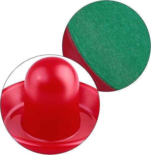 Miniatura 3 de URATOT Paletas de hockey de aire y discos de hockey de aire, asas de portería, accesorios de repuesto para mesas de juego (4 empujadores, 8 discos