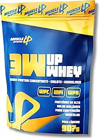 Whey Protein 3W 100% 24g De Proteína/Dose (30g) Baixo Carboidrato Sem Glúten - Muscle Up Nutrition (907G, Creme de Avelã)