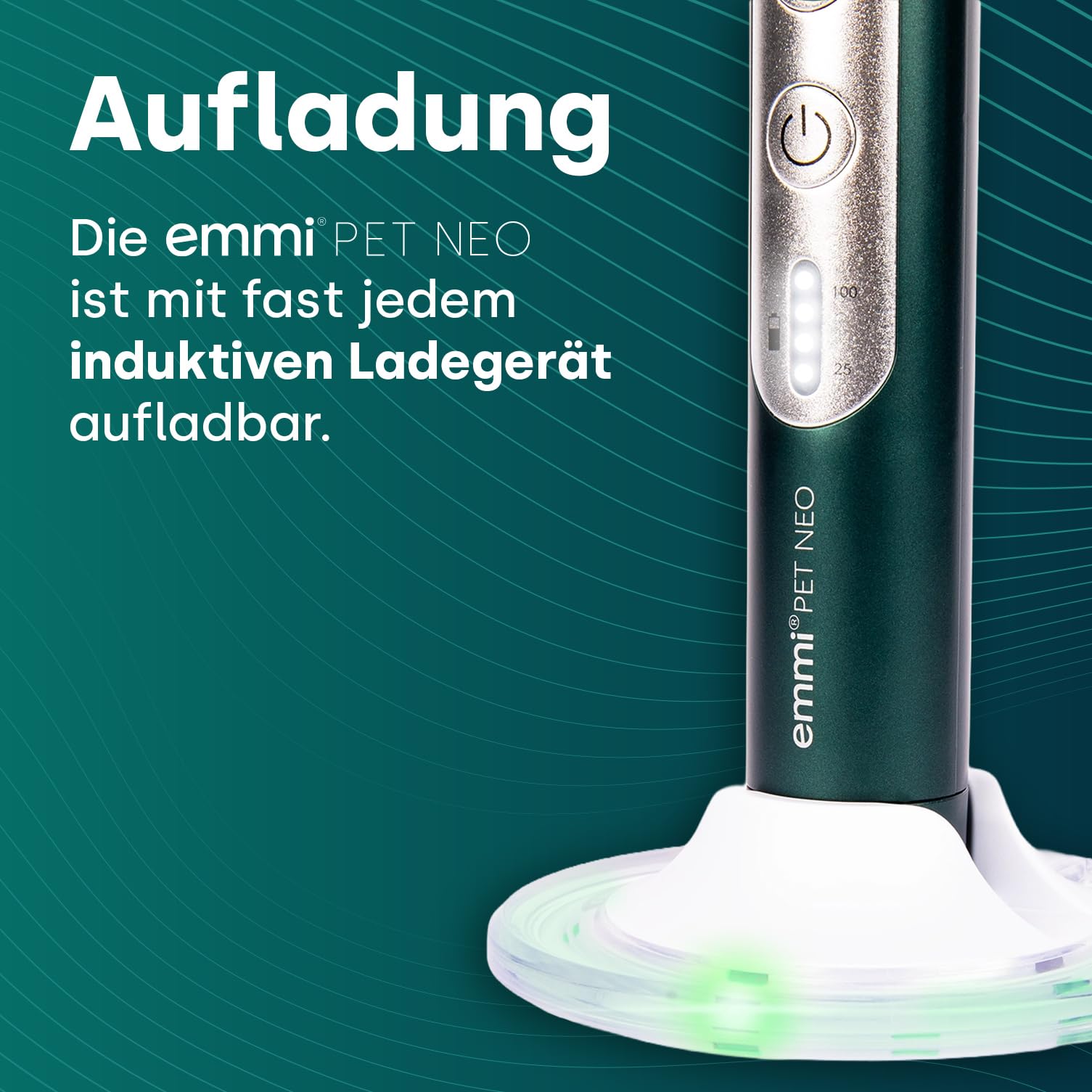 emmi-PET NEO ultradźwiękowa szczoteczka do zębów dla psów 3 tryby czyszczenia