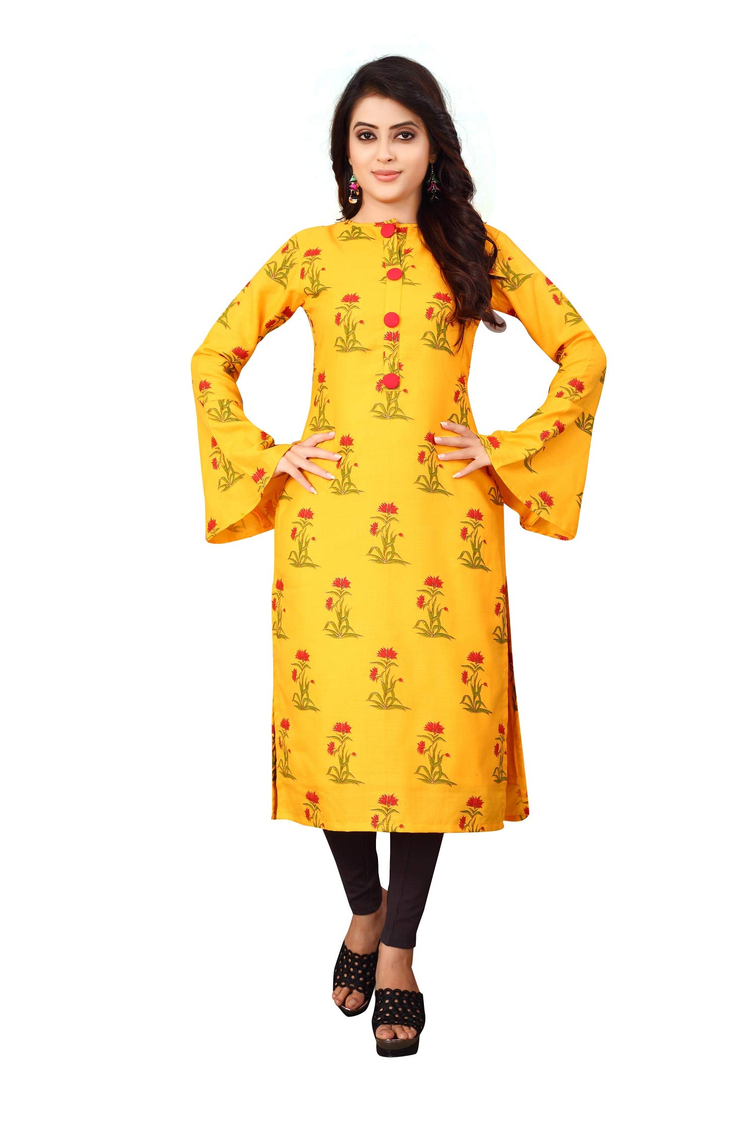 DHRUVI TRENDZ Women's Anarkali Kurta