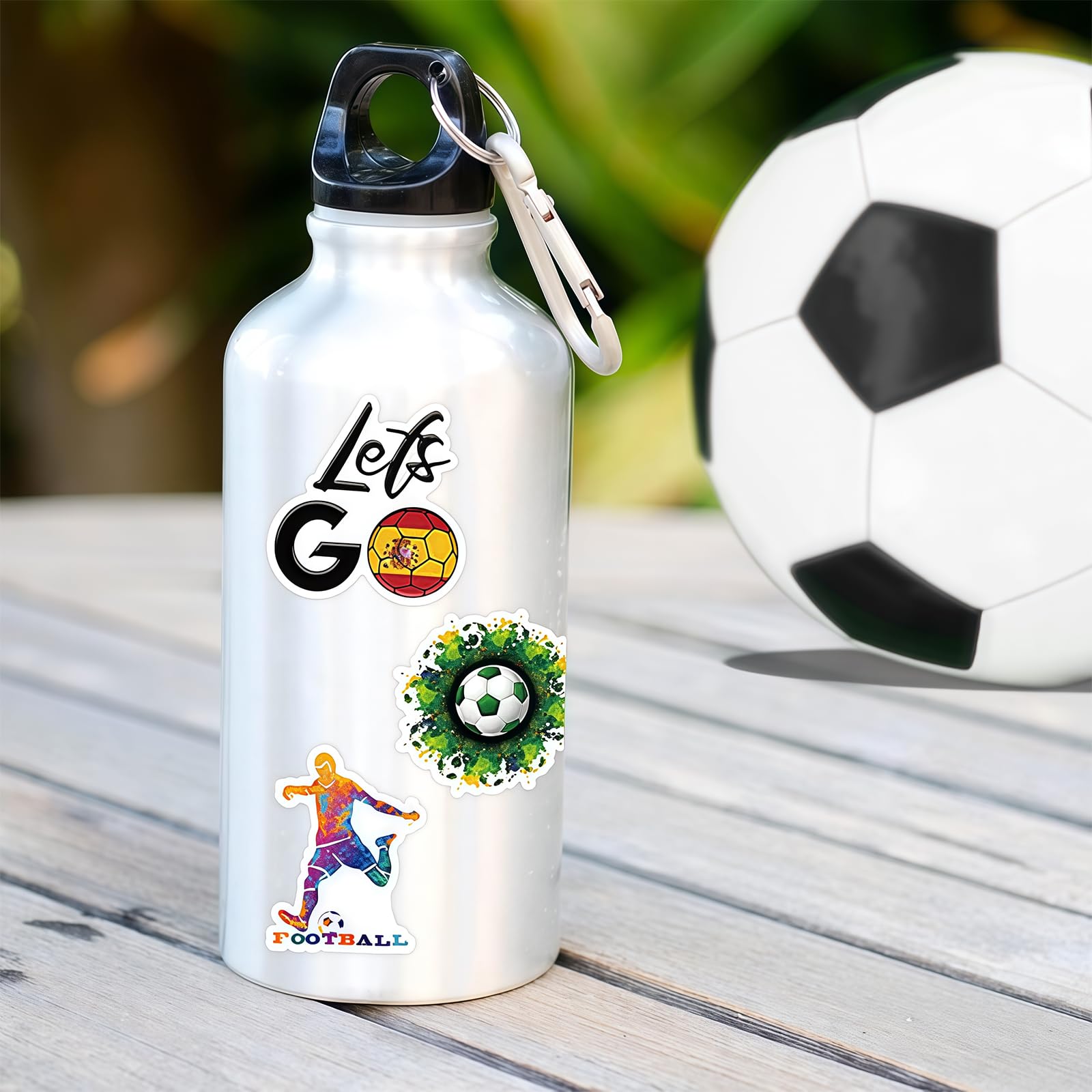 Sticker Kinder Bundesliga Sticker 25/26 Autocollants de Football 100 pièces Vinyl Imperméables pour Garçons Filles Adolescents pour Fêtes Coupe du Monde École Ordinateur Portable Coque de