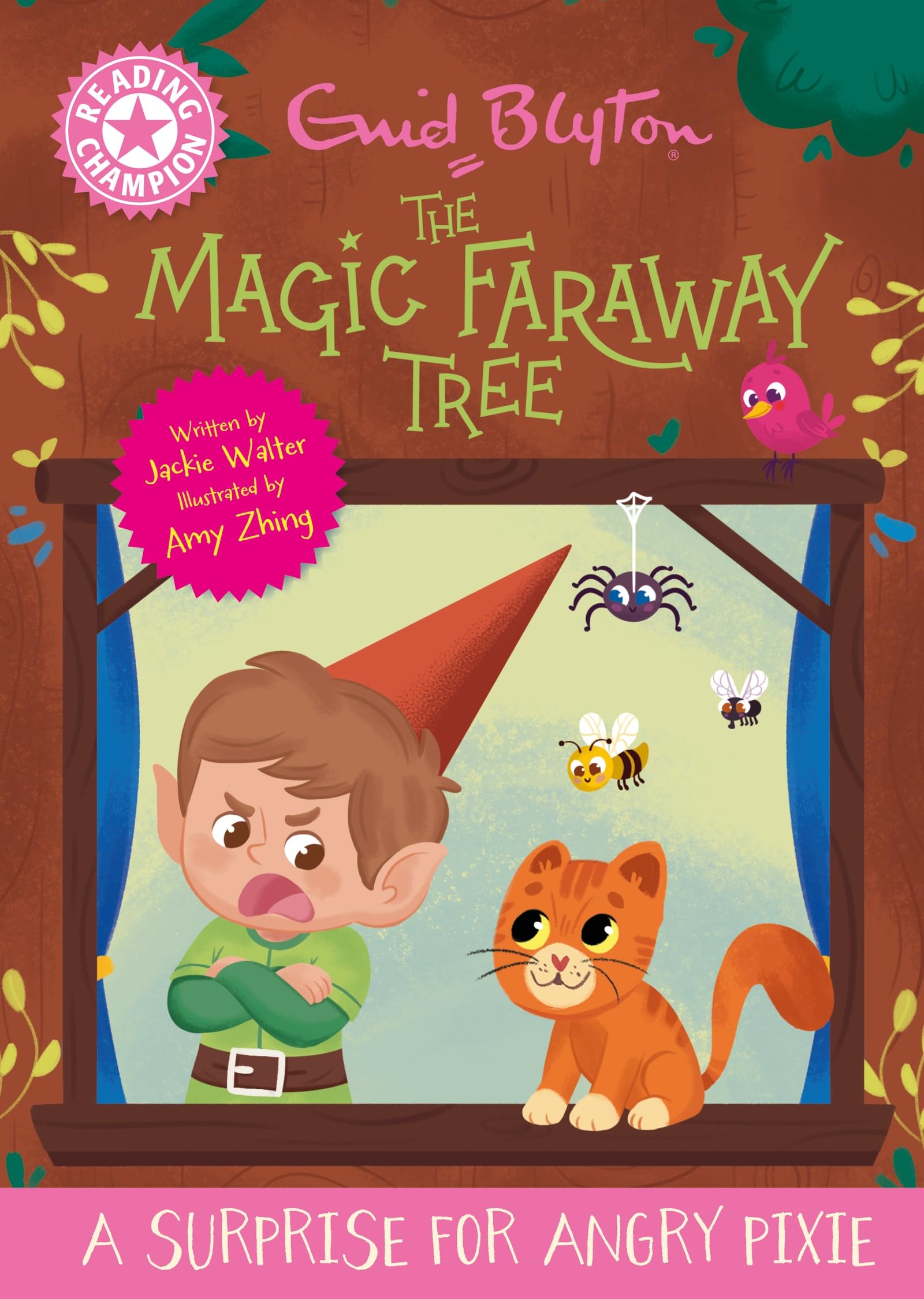 Reading Champion Magic Faraway Tree pink band story 5 by Jackie Walter HARDBACK