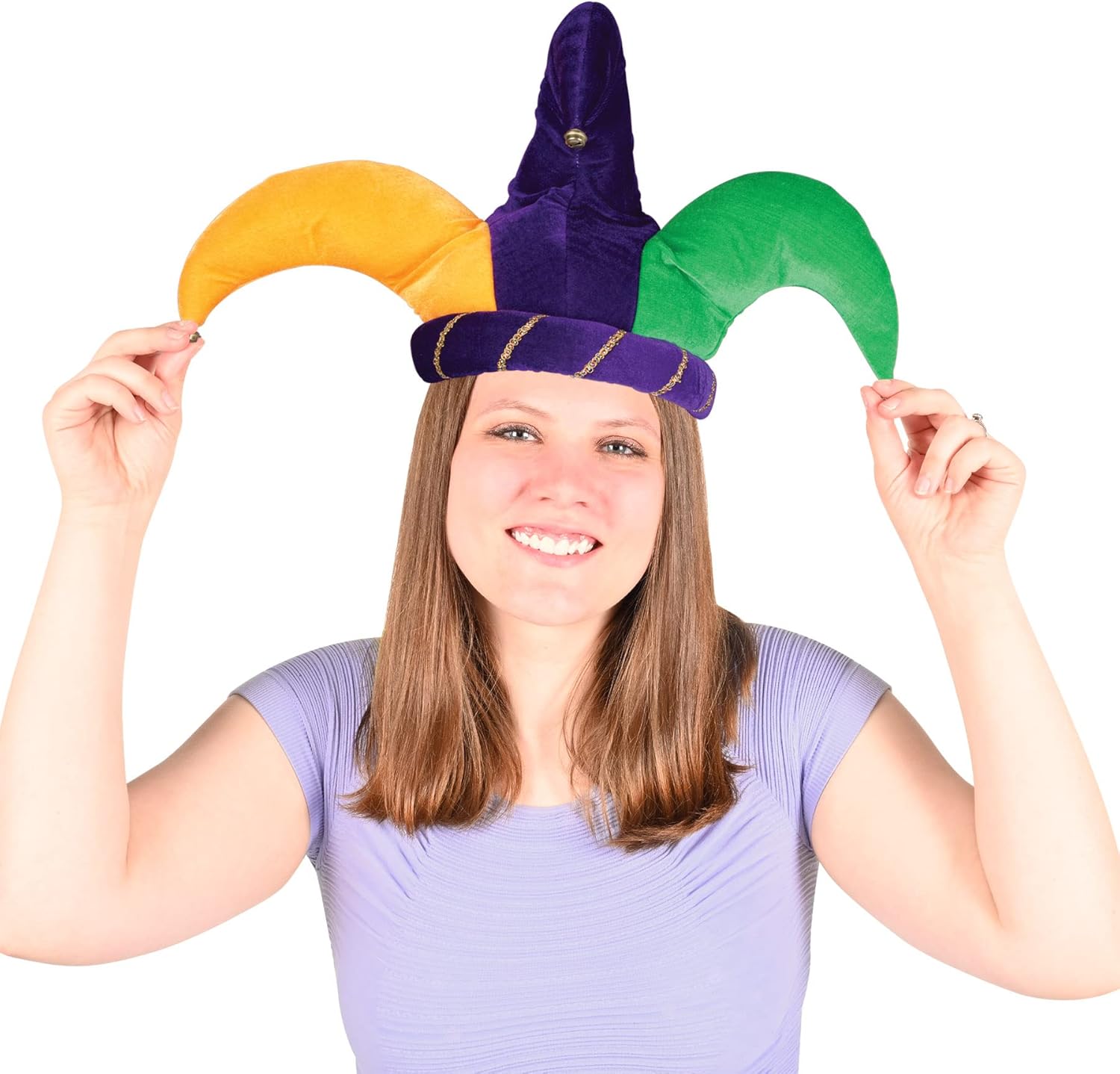 The Court Jester UniqKaliber Court Jester Hat,Long Ear Hat Jingle