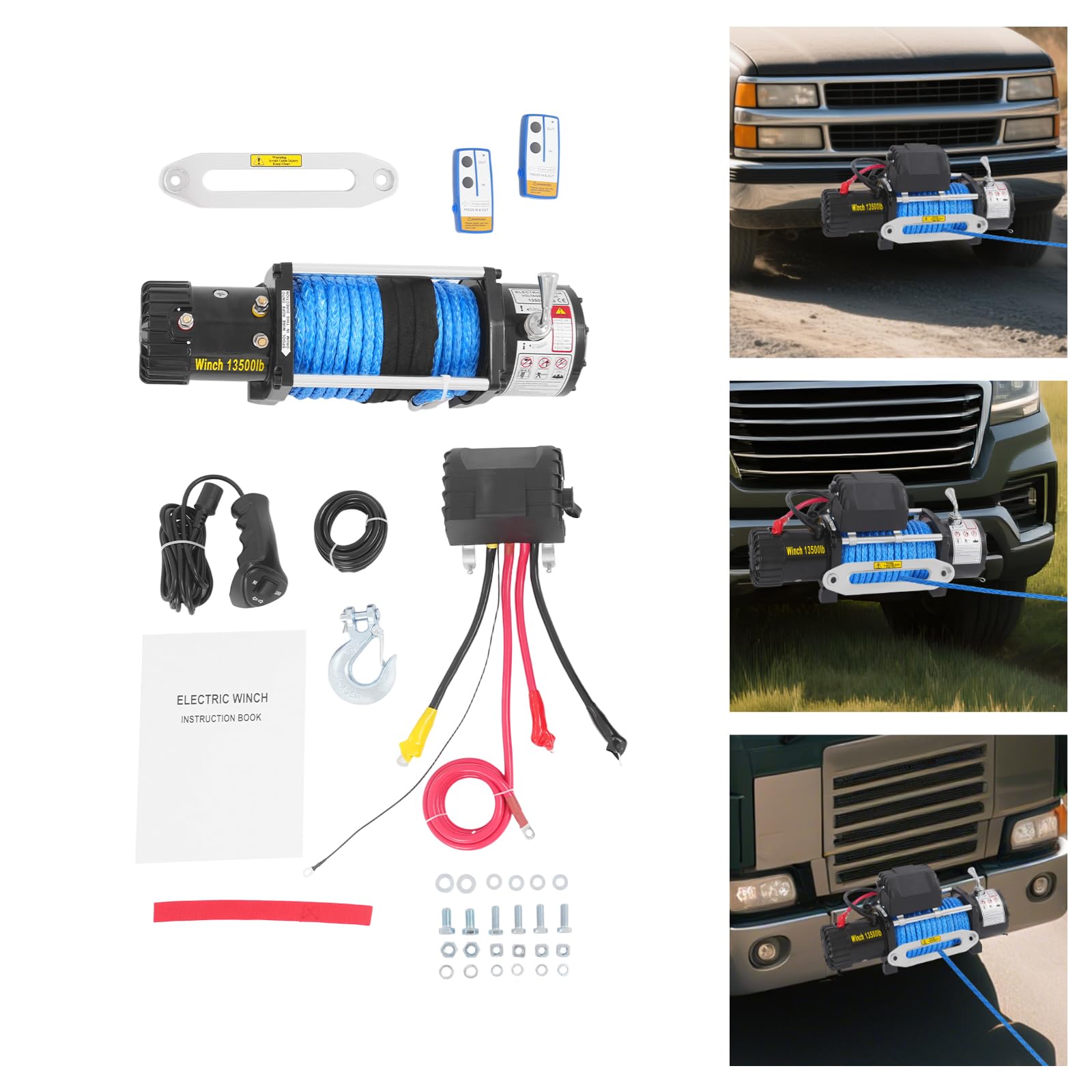 Verricello elettrico da 13500 lbs, verricello elettrico con funzione di