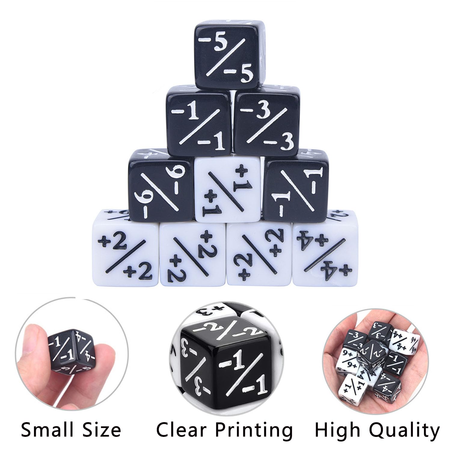 48 Contadores De Dados De 16 Mm, Dados Simbólicos D6 Para Mt | Cuotas Sin Interés