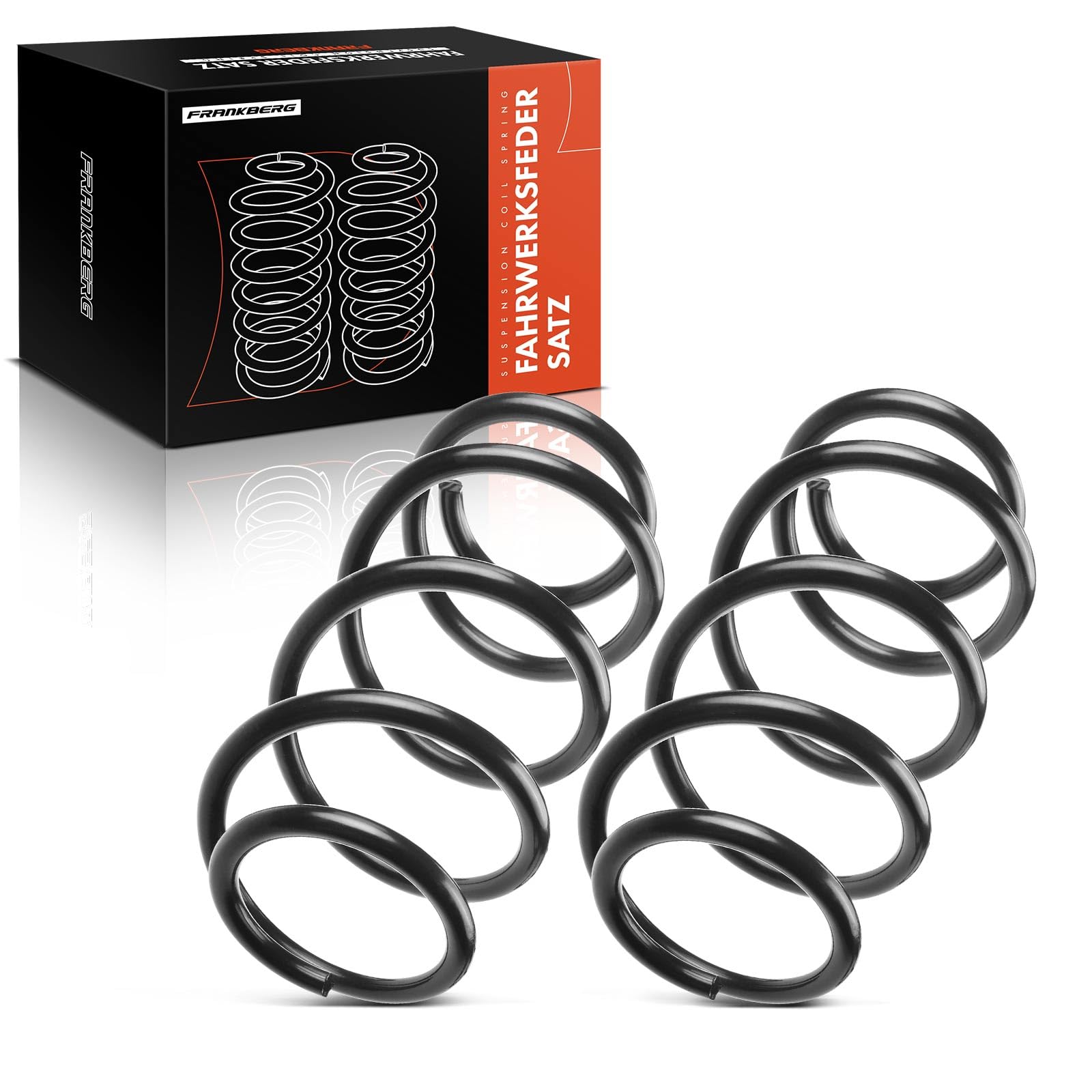 ATEC Germany 2x Fahrwerksfeder Vorne Für OPEL ZAFIRA B & MERIVA B - 311mm Länge 13,75mm Durchmesser