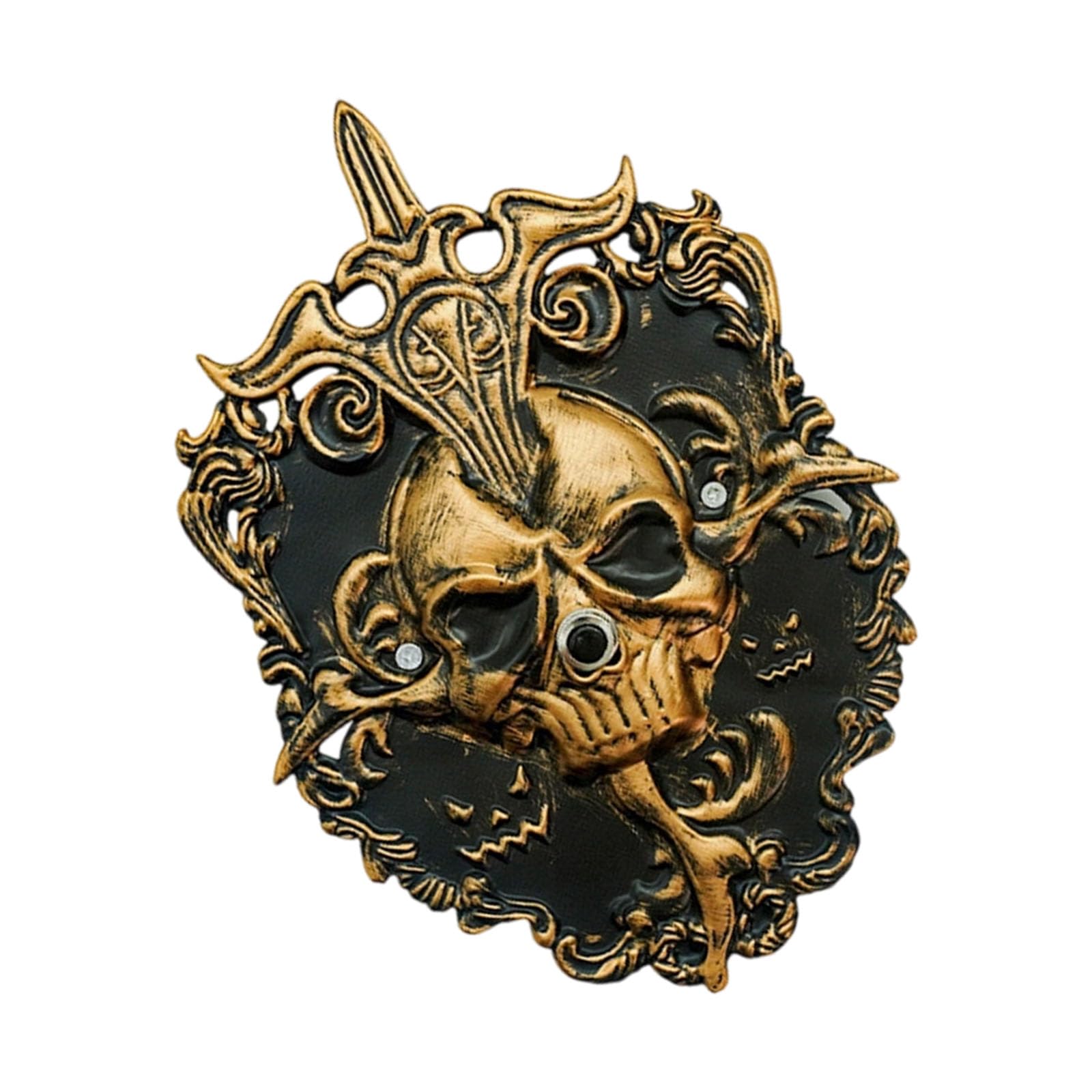 Horror Sound Doorbells Visual Intercoms and Weatherproofed Metal for Halloweens Party Decoration Halloweens Security Doorbells