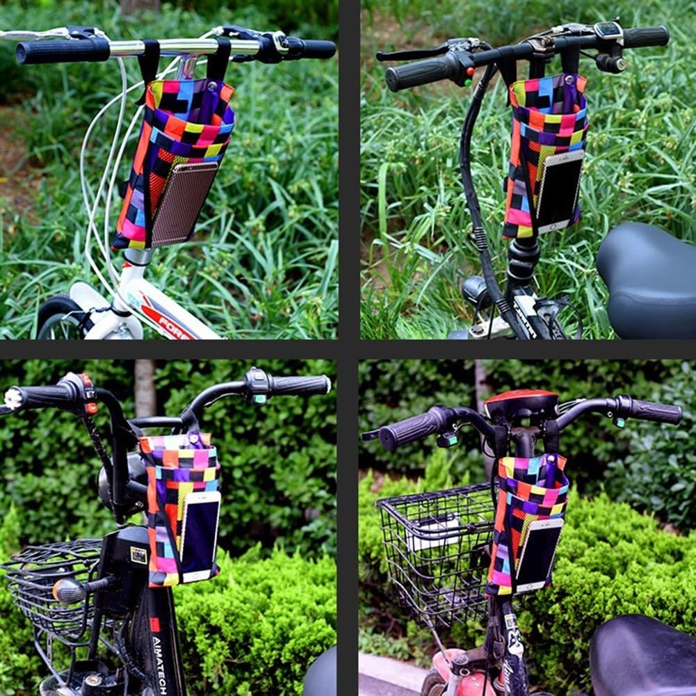 Cestino Bici Impermeabile Multifunzione - Doppia Tasca, Pieghevole, Per Scooter E Biciclette - Foto 4