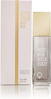 Alyssa Ashley White Musk - Luxurious Perfumes for Women with Sicilian Bergamot and Ylang Ylang - Long Lasting Women Perfume - 3.4 oz EDT Spray