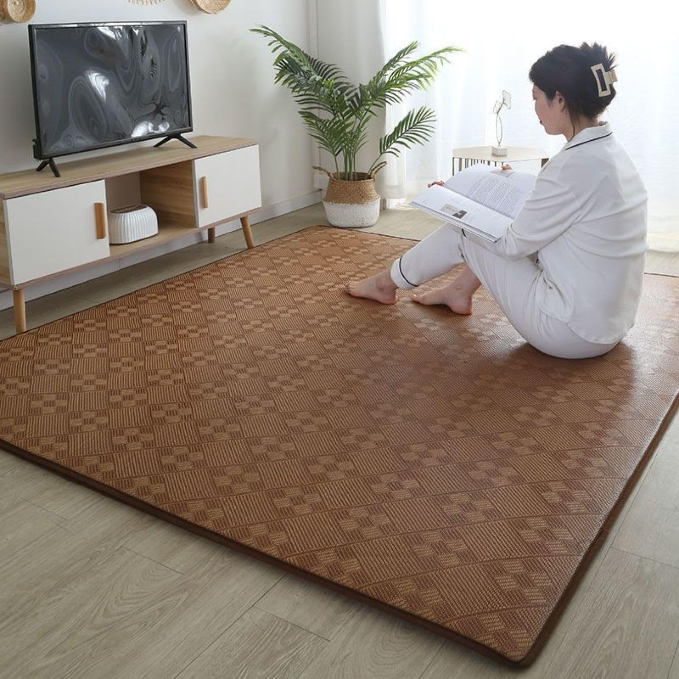 Amazon｜[YXSNG] ヴィンテージ コットンリネン 150*200cm フリンジ 