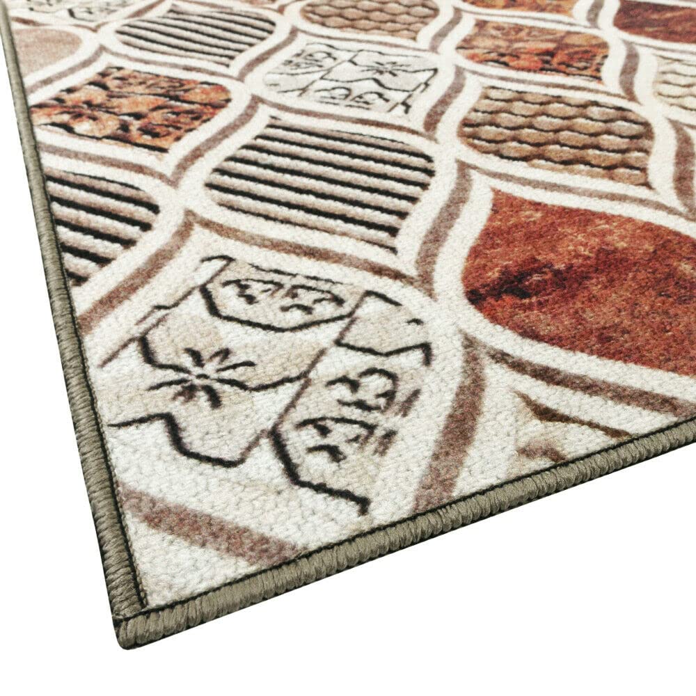 Tappeto Cucina Moderno Emmevi Antiscivolo - Lavabile, Design MOD.FAKIRO, 57x190 Cm, Rosso - Foto 4