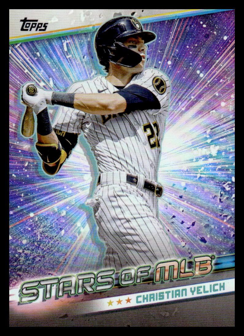 Amazon.com: 2024 Topps Stars of MLB #SMLB-41 Christian Yelich