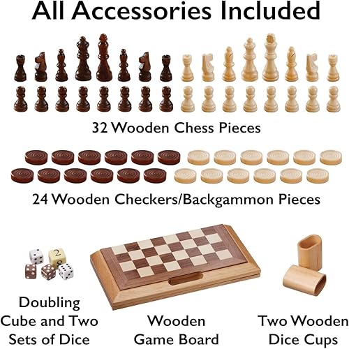 Miniatura 3 de Mainstreet Classics Dutchman Juego de mesa plegable 3 en 1