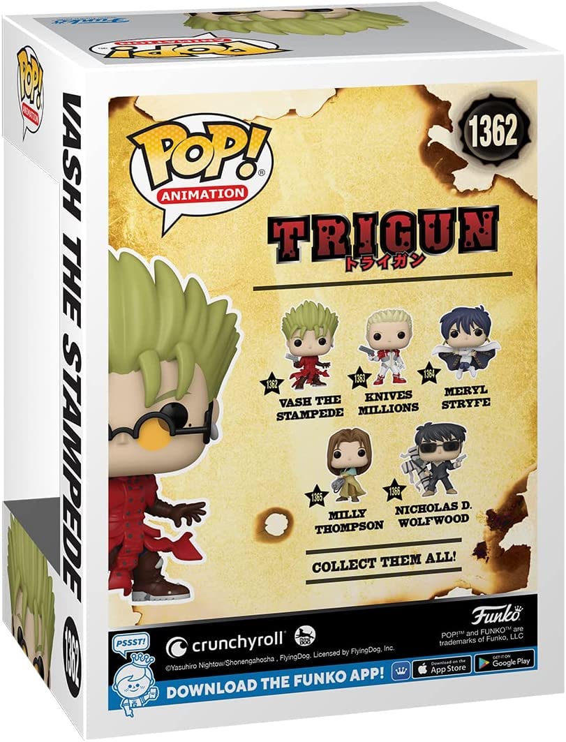 Amazon.com: POP Anime: VASH The Stampede Limited Edition Chase
