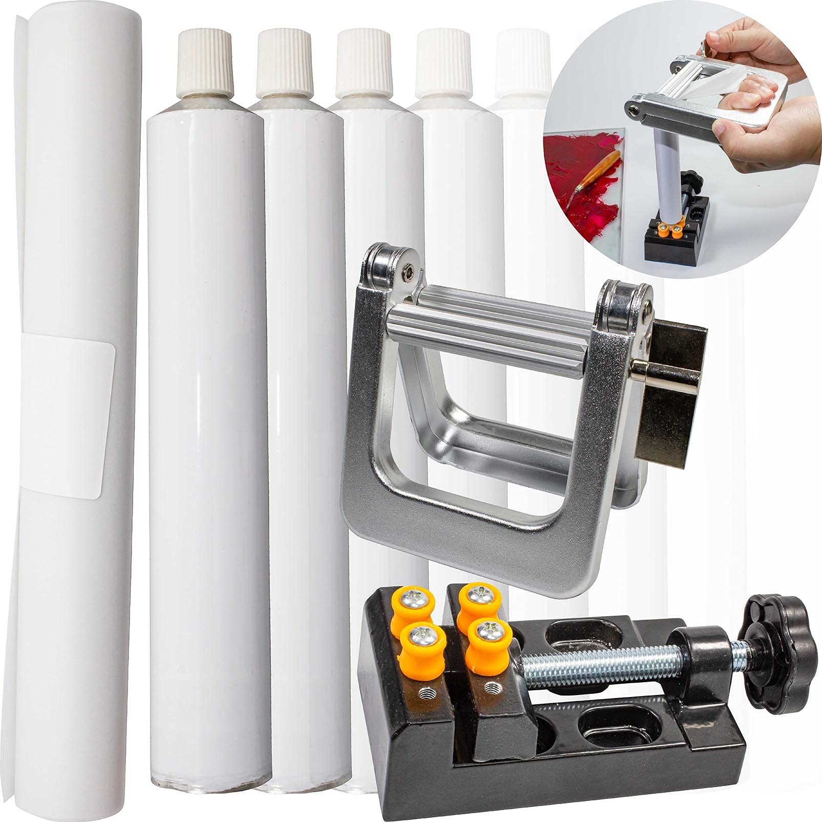 Buy Handmade Mineral Pigment Paint Kit, Including 14 x Empty Paint