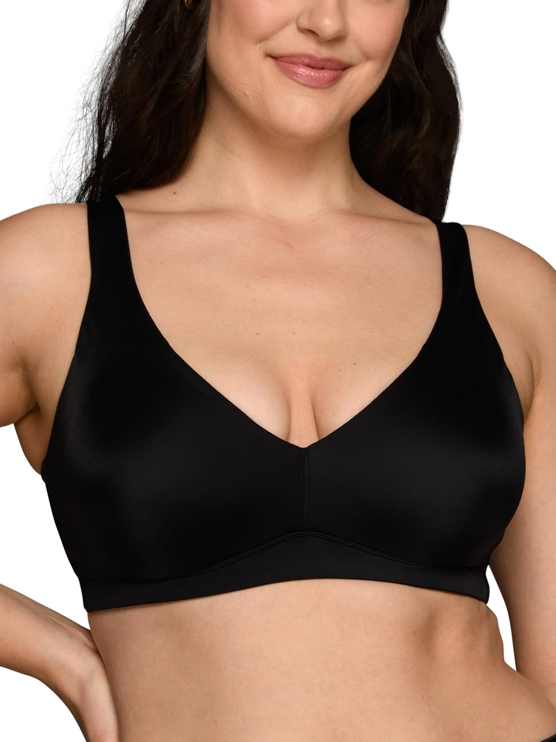 Vanity Fair Womens Beauty Back Smoothing Wireless Bra with Lift, Simple Sizing Available S-3xl