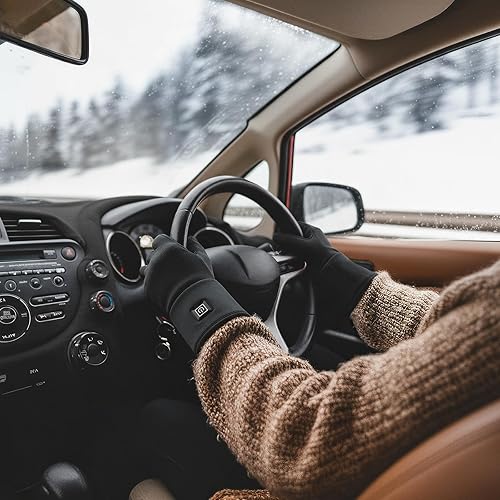 Miniatura 8 de BNZ Guantes térmicos para hombres y mujeres, guantes térmicos recargables para deportes de invierno, ciclismo, equitación, esquí, ciclismo, caza,