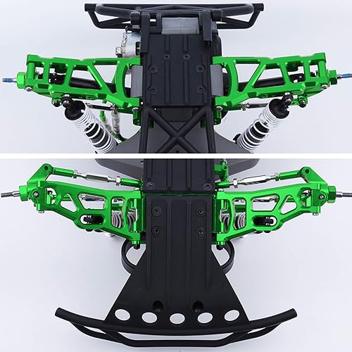 Miniatura 7 de Hobbypark - Brazos de suspensión de aluminio, delantero y trasero, con barra de acoplamiento de repuesto de 2555 3631, para Traxxas Slash 2WD 110