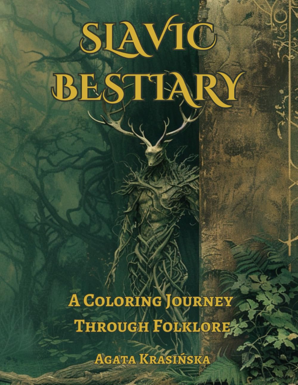 Slavic Bestiary: A Coloring Journey Through Folklore (Slavic Folklore Coloring Collection)