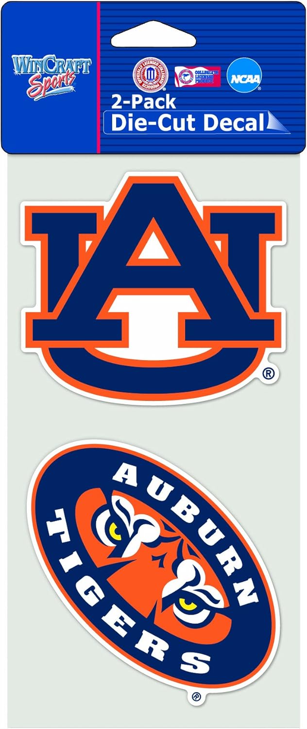 NCAA 2ピースダイカットDecal、4 " x 8 "
