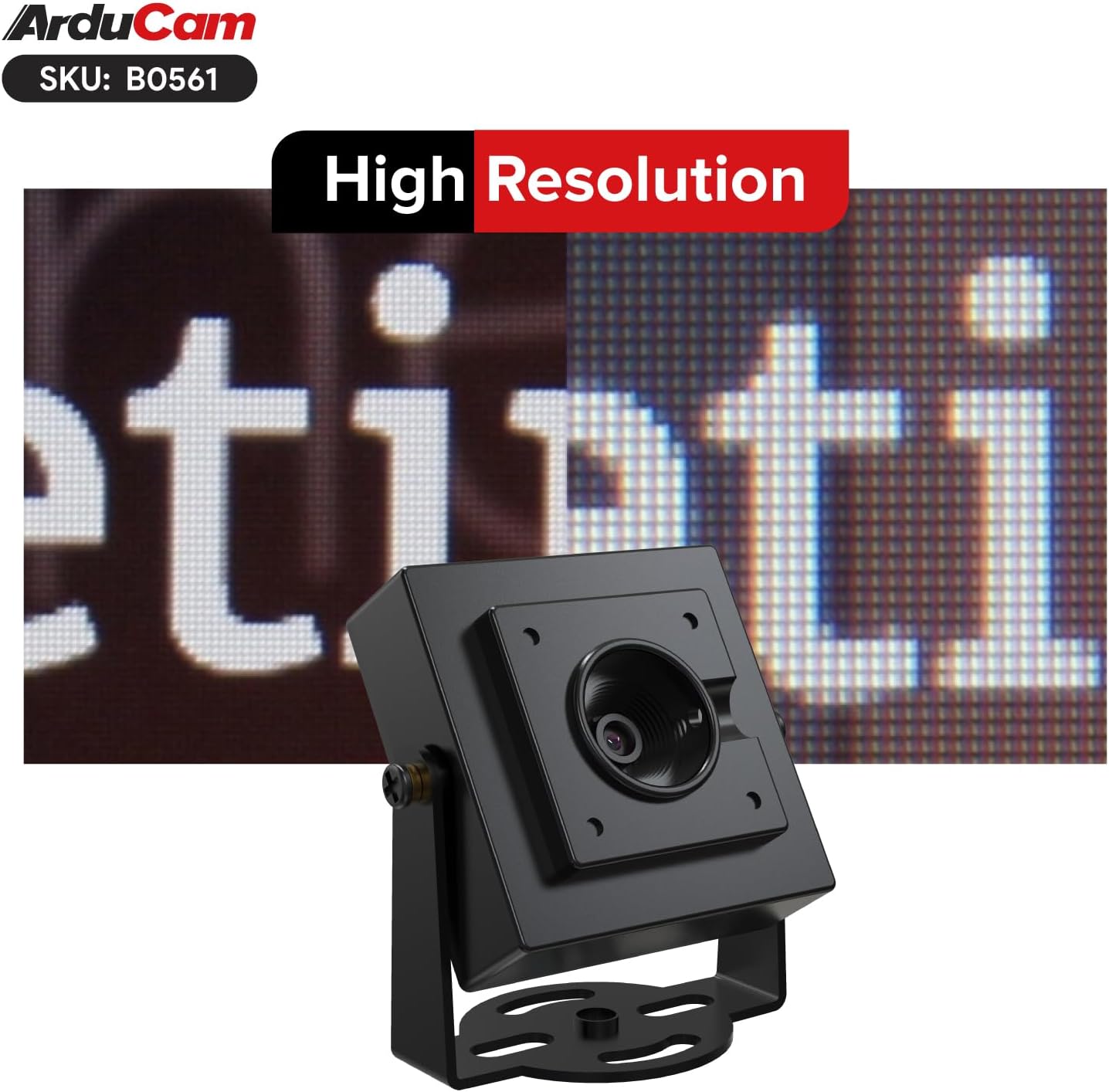 Arducam 16MP USB Camera Module, AutoFocus Lightburn Camera, Support Digital PTZ, Compatible with Windows, Linux