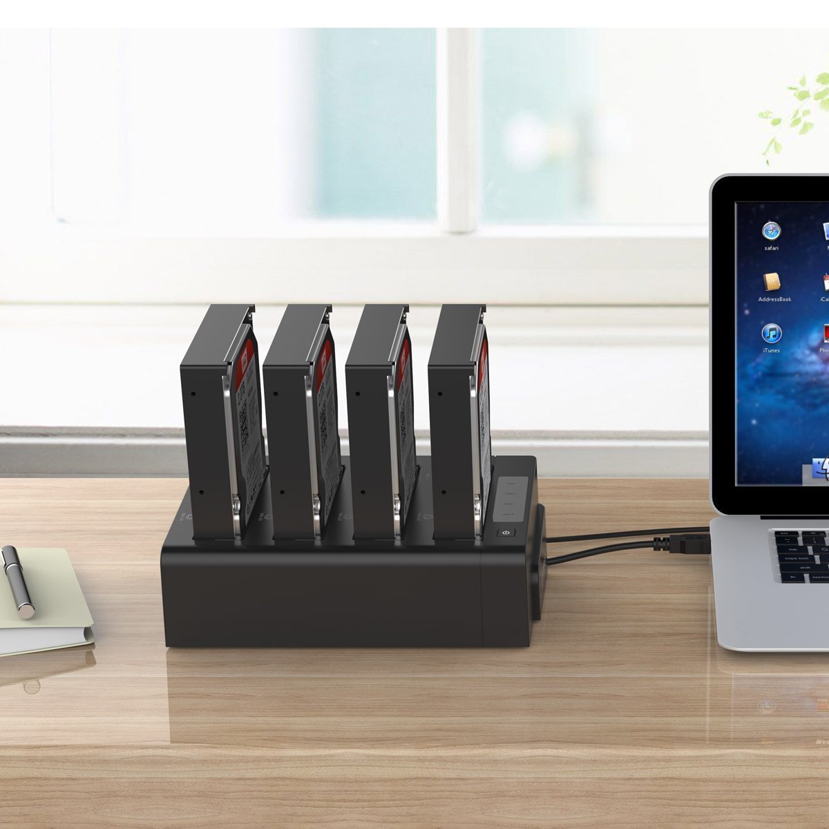 ORICO 4 Bay USB 3.0 SATA Hard Drive Docking Station/Duplicator for