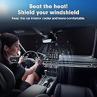 Vista 6 de Mixsuper Liner Parasol para Parabrisas para Toyota 4Runner 2010-2025 Parasoles para Parabrisas Cubiertas de Protección Solar para Ventana Delantera