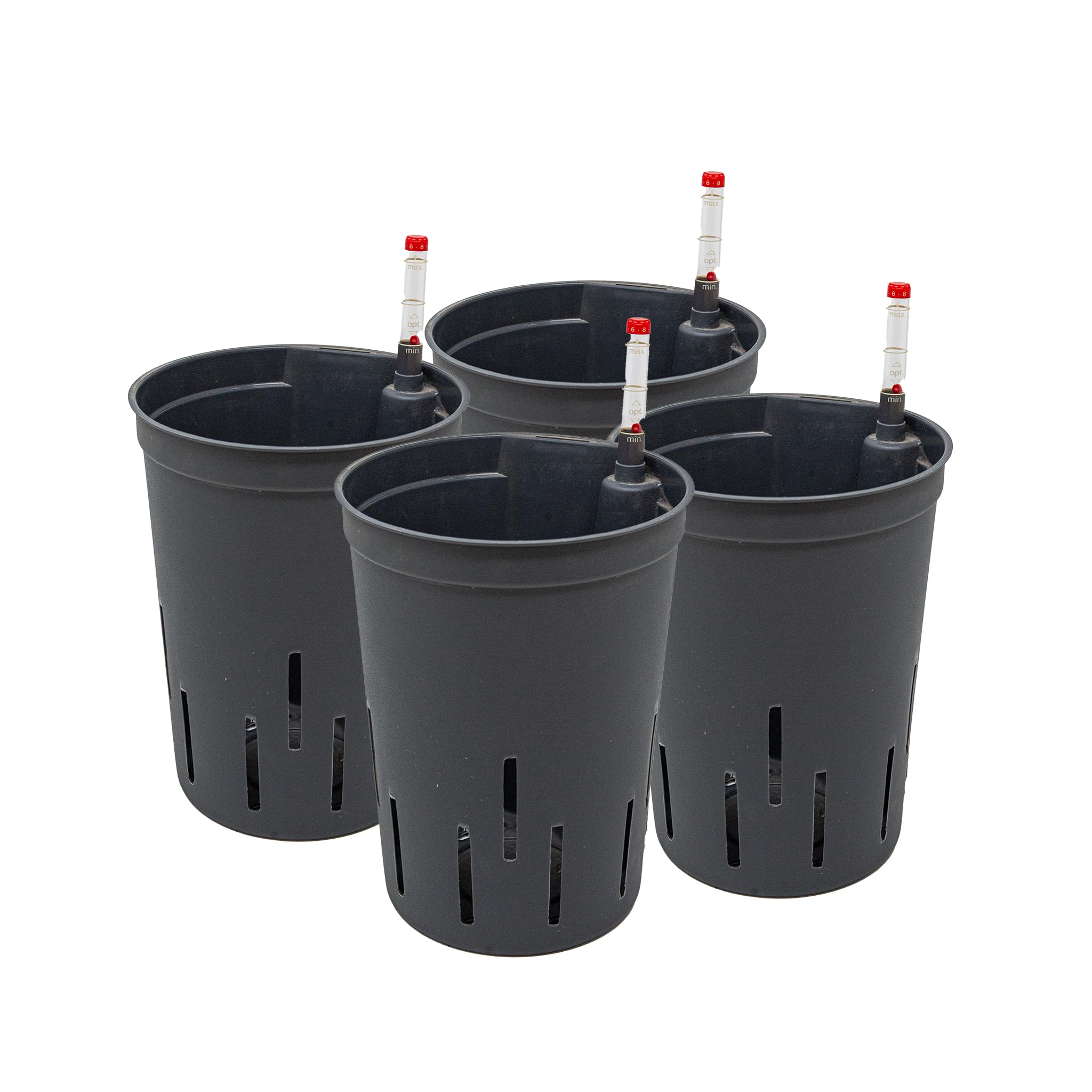 Leni Kulturtopf Set mit Wasserstandsanzeiger Ø 15 cm H 19 cm 4er-Pack rund
