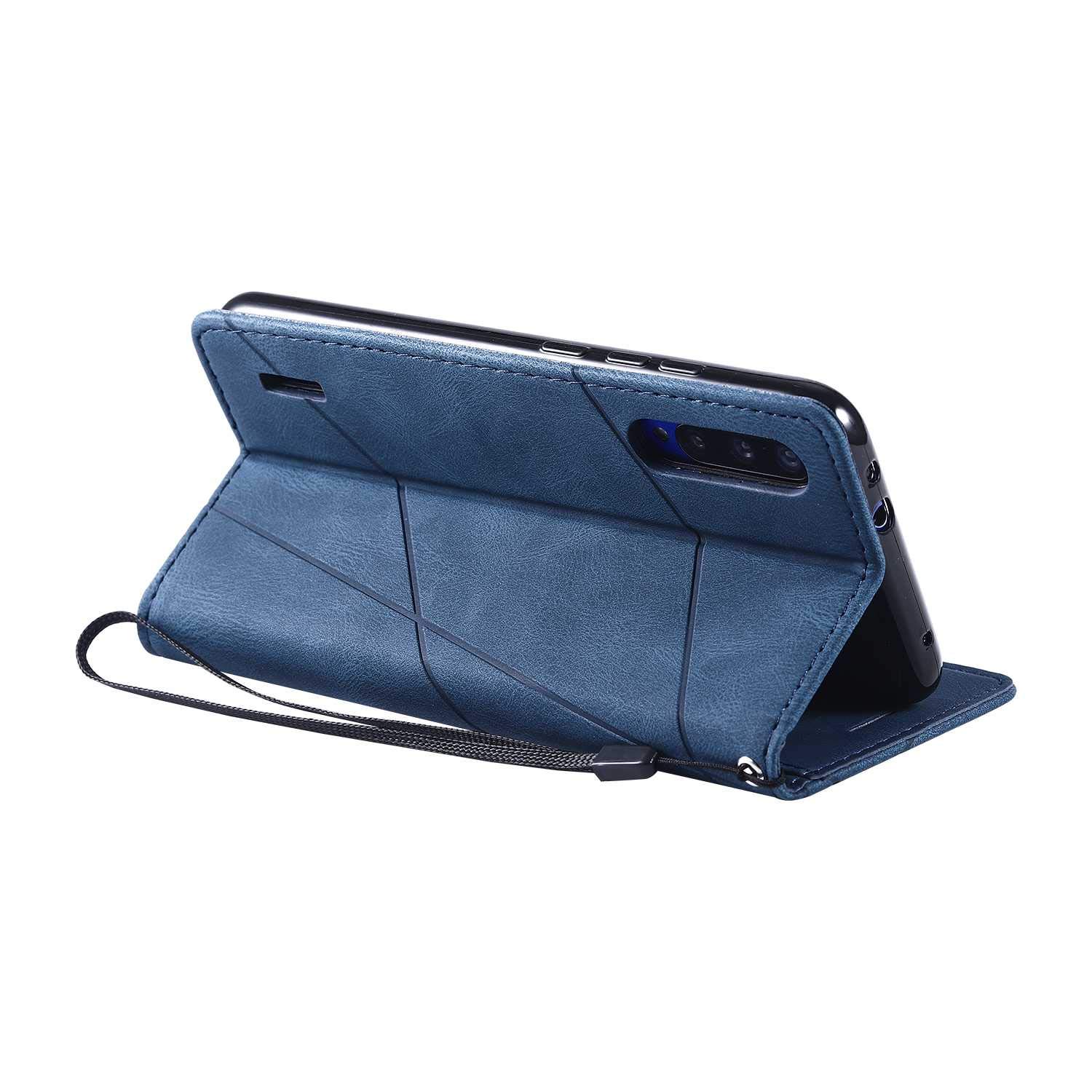 Cover for Xiaomi Mi A3, Flip PU Leather Case Cover Wallet Case for Xiaomi Mi A3, [Kickstand] [Card Slot], Blue - 5