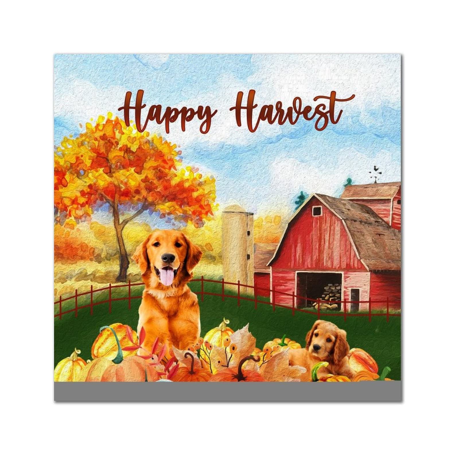 Art mural rétro Chihuahua pour réchauffer l'ambiance de votre cuisine cet automne