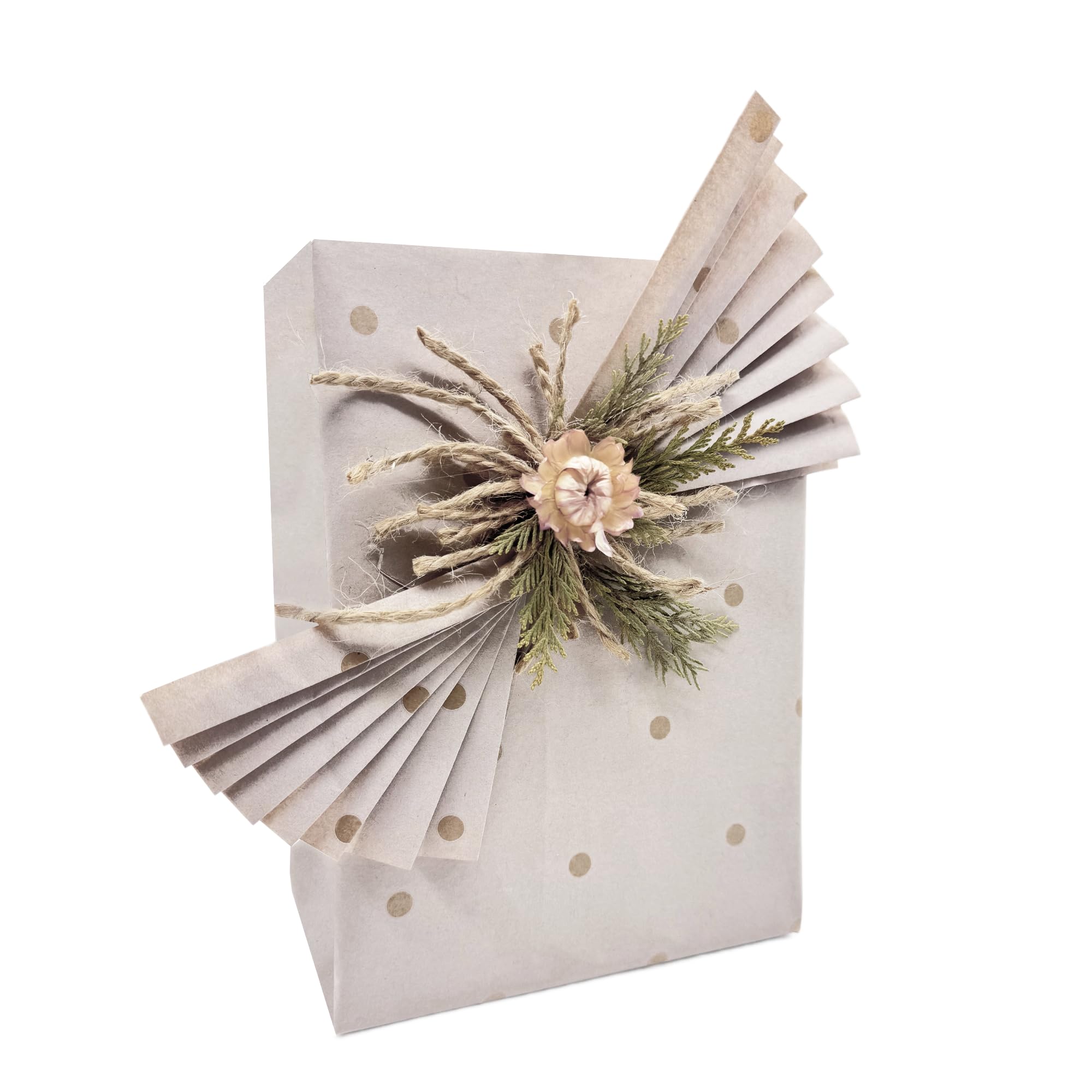 PAKOT Papel de Regalo Kraft con Puntos Marrones en Rollo Bobina Profesional para Envolver Regalos y Packaging Comercial 70 cm x 100 m