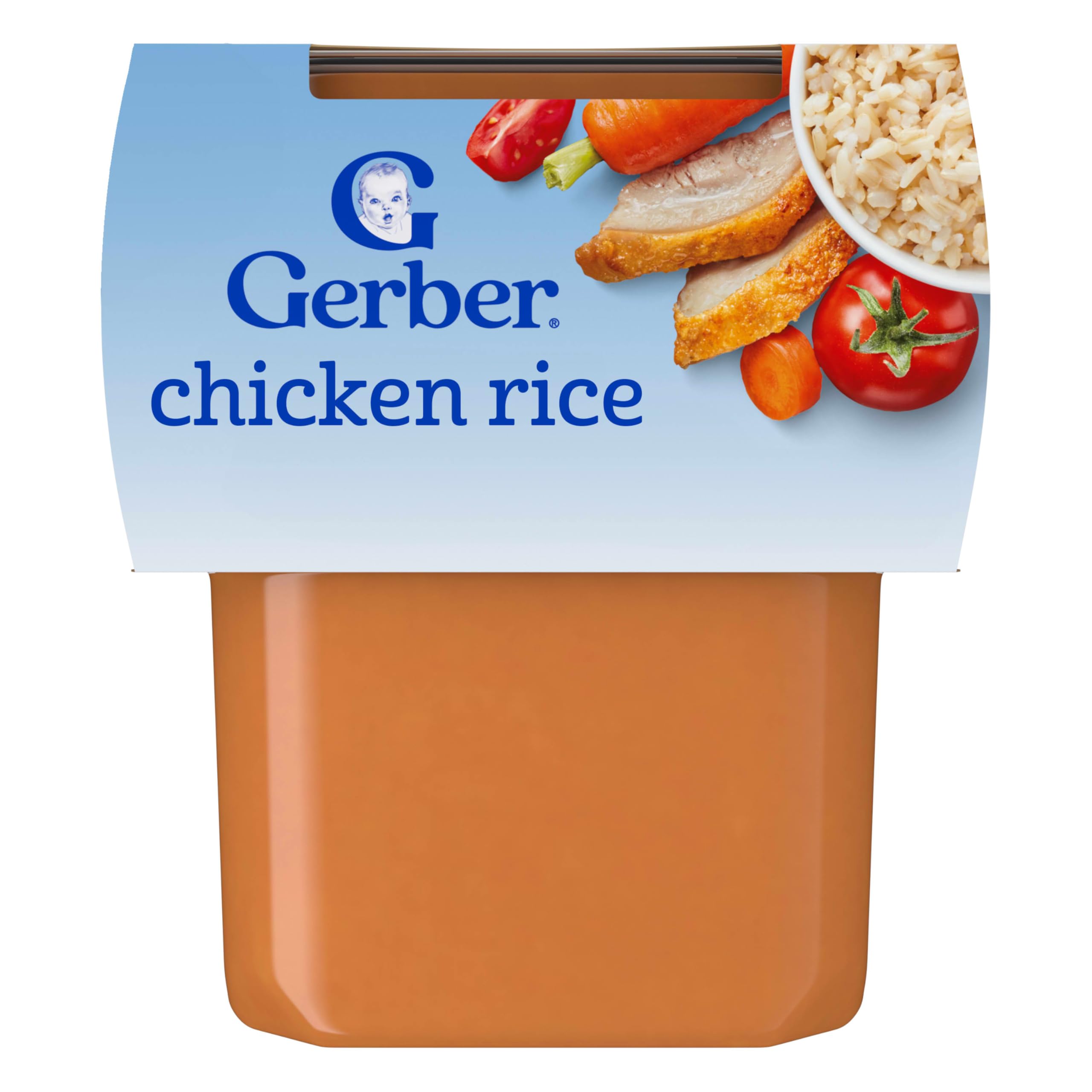 Amazon.com: Gerber Stage 2 Chicken Rice Puree Tubs, 4 Oz, 2 Pack