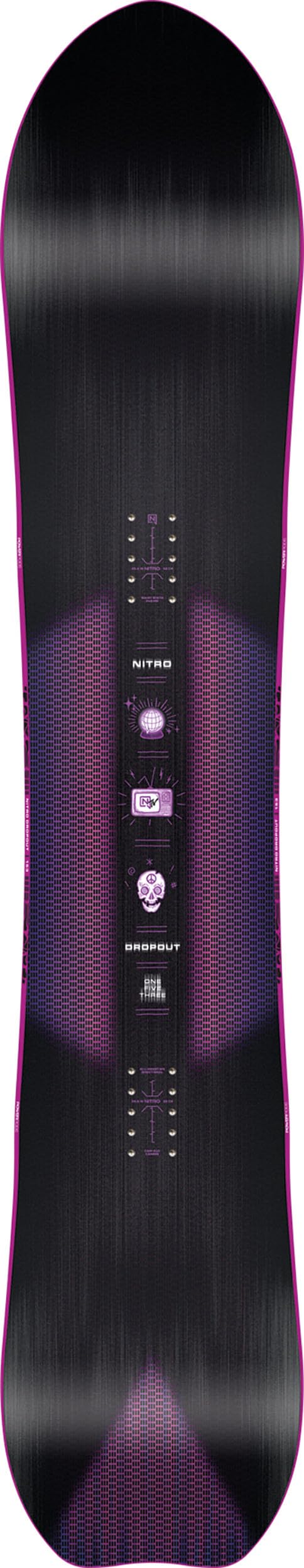 Nitro Dropout Men's All-Mountain Snowboard, 153cm MY24