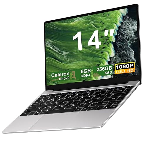 PC Portatile Win11 Computer Portatile Notebook 14 Pollici 6GB 256GB