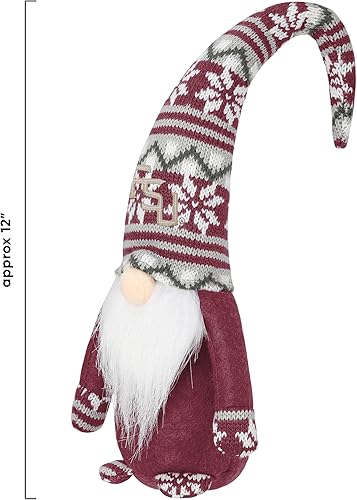 Miniatura 7 de FOCO NCAA Unisex-Adult NCAA College Team Logo Stuffed Figure 10" Plush Gnome