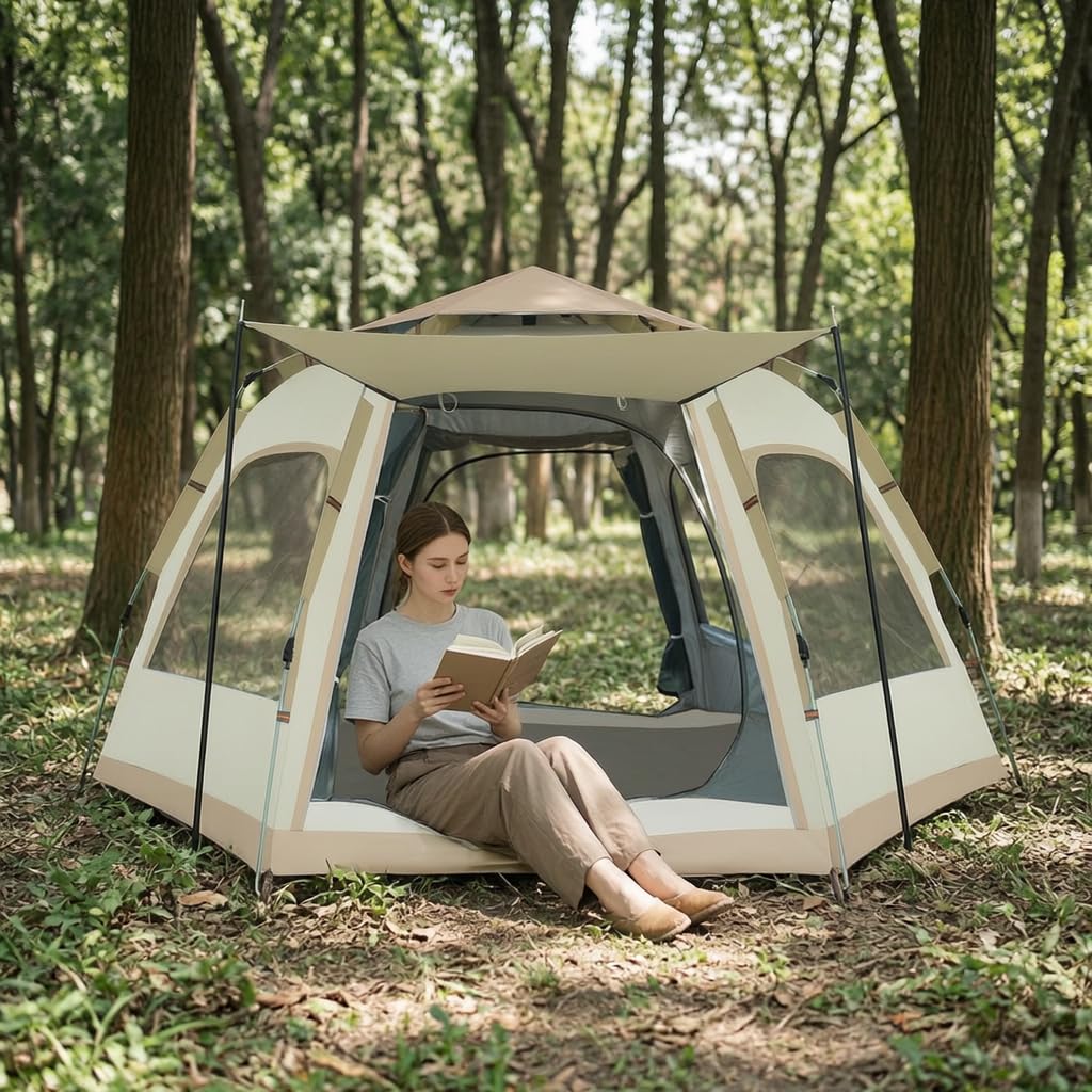 da Campeggio Automatica Impermeabile per Famiglia, Montaggio Rapido per Esterni, per outdoor