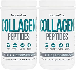 Collagen Peptides - 0.65 lbs Powder, Pack of 2 - Hair, Skin, Nail & Joint Health, Immune System Support - Non-GMO, Gluten Free - Up to 56 Total Servings
